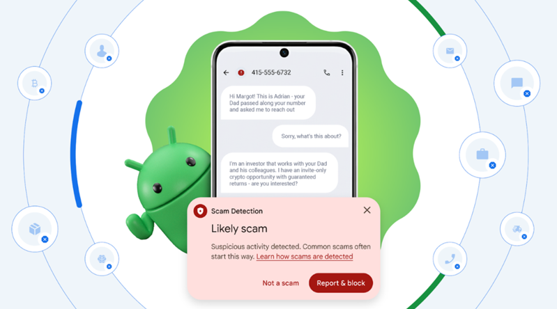 Scam Detection feature for Pixel was launched by Google last year. (Image credit - Google)