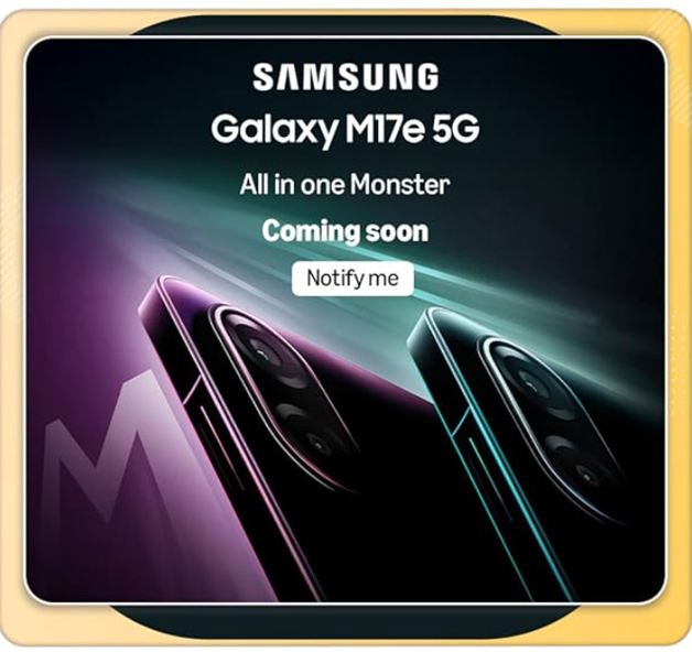 Samsung Galaxy M17e 5G Update Policy Page.