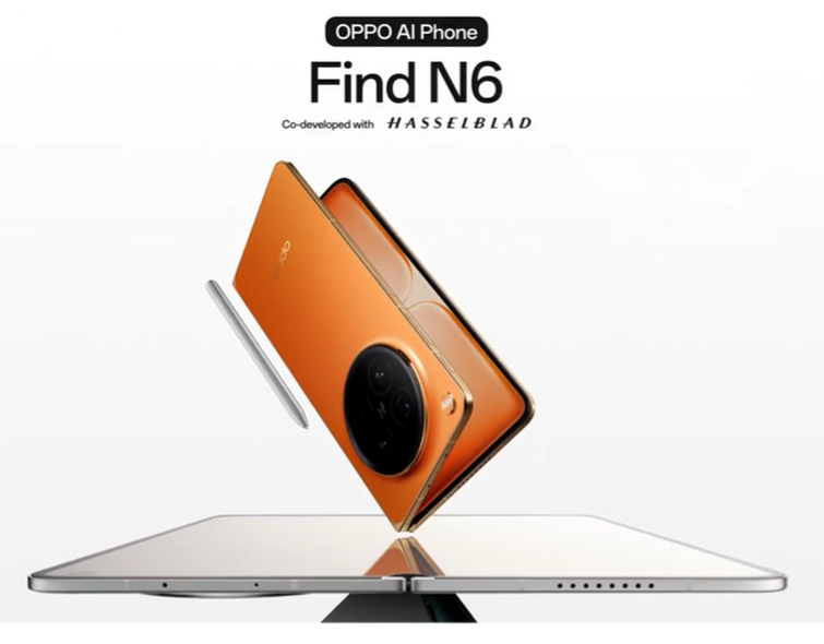 Upcoming Oppo Find N6. (Image credit - Oppo)