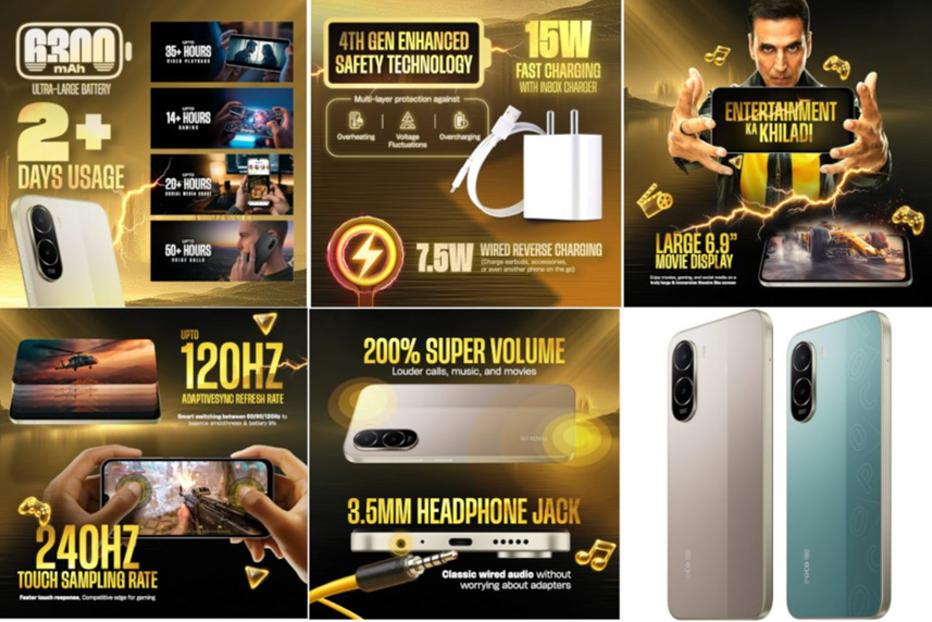 Poco C85x 5G key features. (Image credit - Poco)