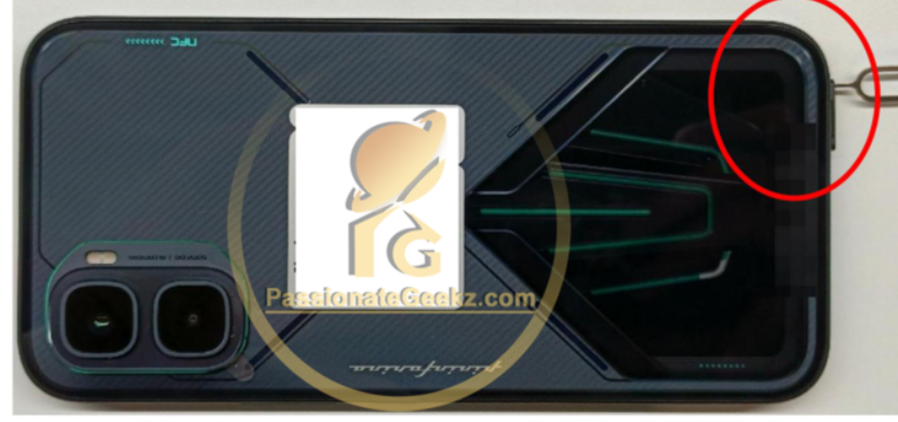 Infinix GT 50 Pro 5G leaked live images. (Credit - @PassionateGeekz)