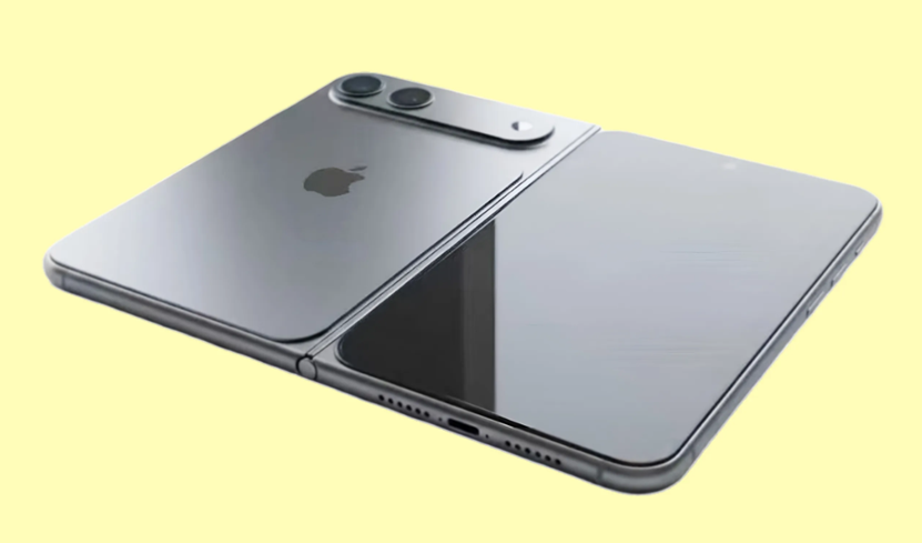 Previously leaked images of a possible iPhone fold.