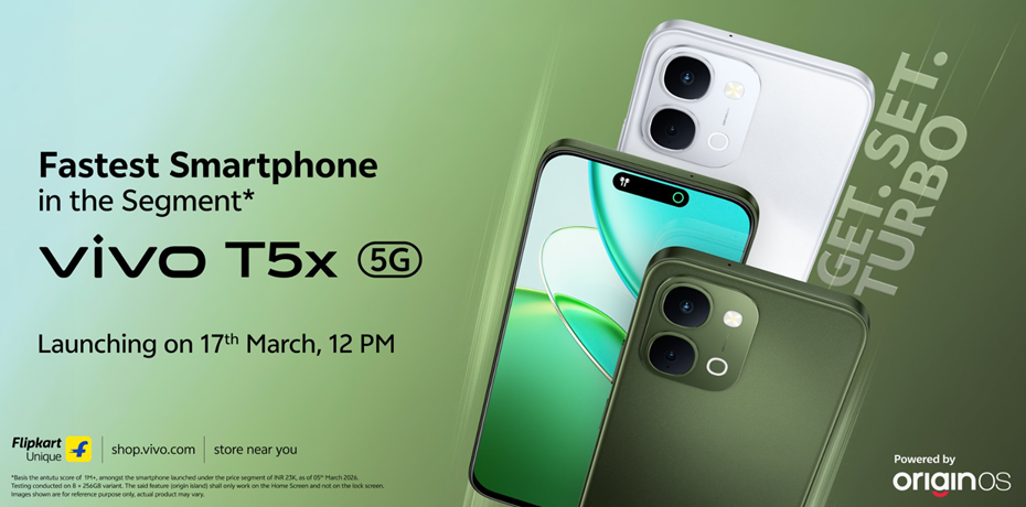 Vivo T5x 5G is all set to launch in the Indian market this week. (Image credit - Vivo)