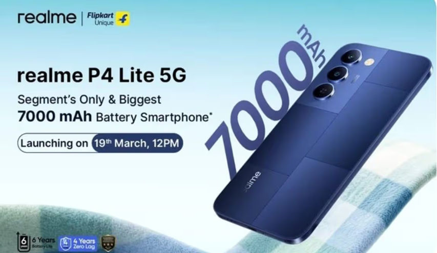 Realme P4 Lite 5G launch date confirmed. (Image credit - Realme)