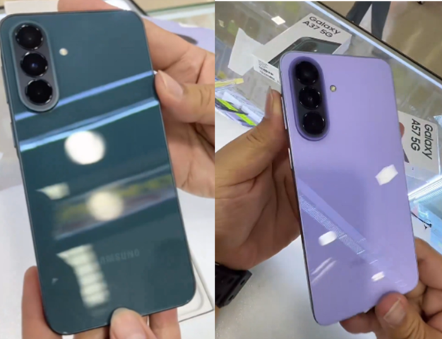 Samsung Galaxy A57 5G and Galaxy A37 5G previously leaked hands-on images.