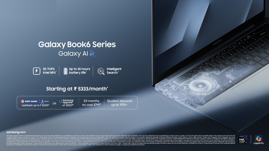 Samsung Galaxy Book 6 Series.