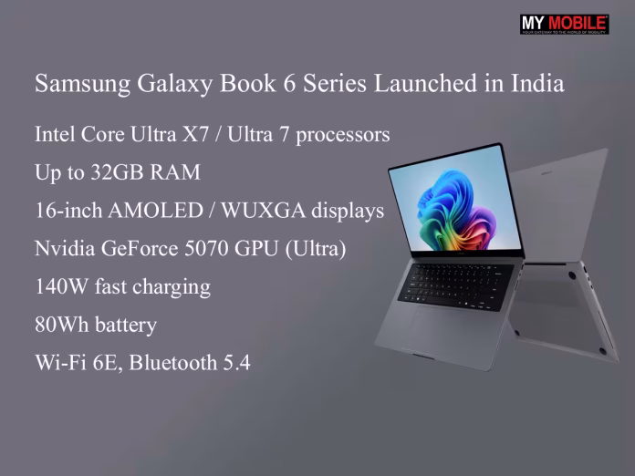 sam Samsung Galaxy Book 6 Series Launched in India with Intel Panther Lake Chips - Price, Specs
