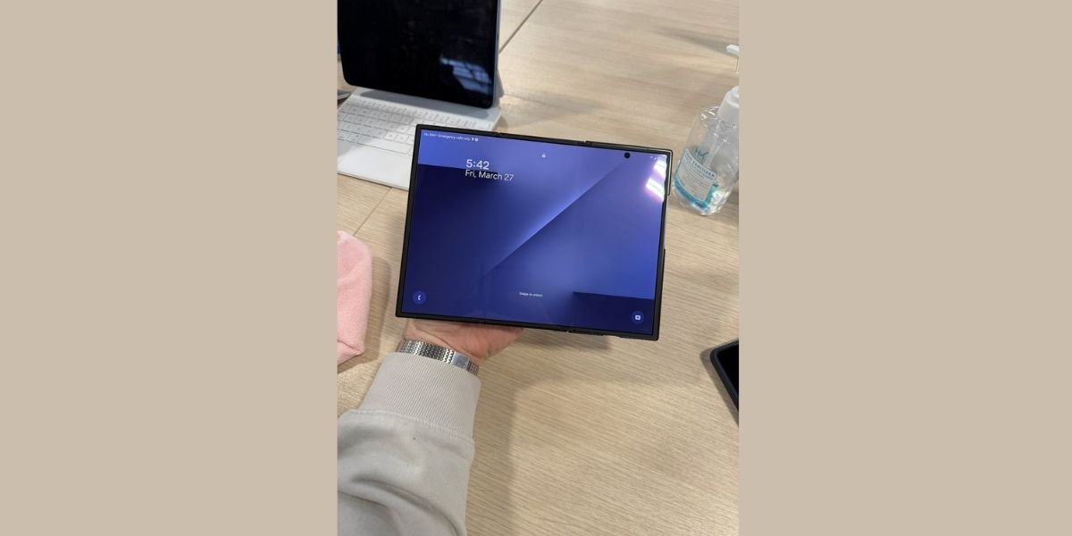 Caption: In 2025, Samsung had already launched Galaxy Z TriFold (Pic Credit: MTG-Melih Gungor)