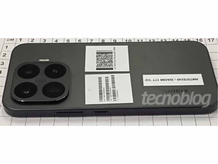Leaked image of upcoming Xiaomi 17T - 1
