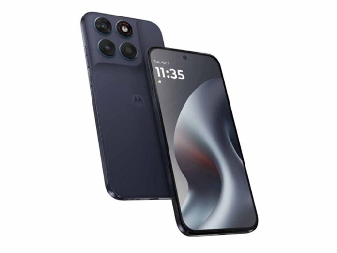 Moto G87's official looking renders - 1 Moto G87’s official looking renders. (Image credit - @evleaks on X)