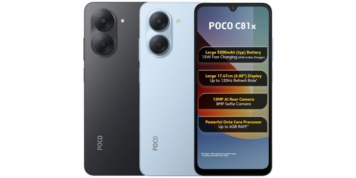 POCO C81X (Pic Credit: @TechnicalShaan on X)