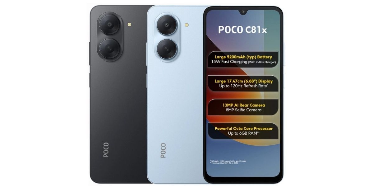 POCO C81X (Pic Credit: @TechnicalShaan on X)