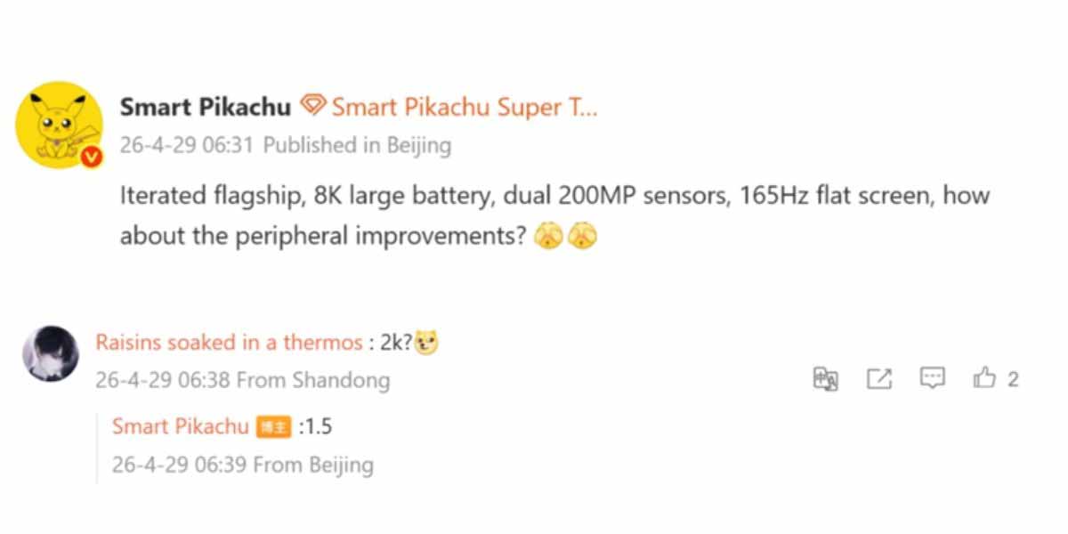 Smart Pikachu’s post on Weibo. (Translated via Google Translate)