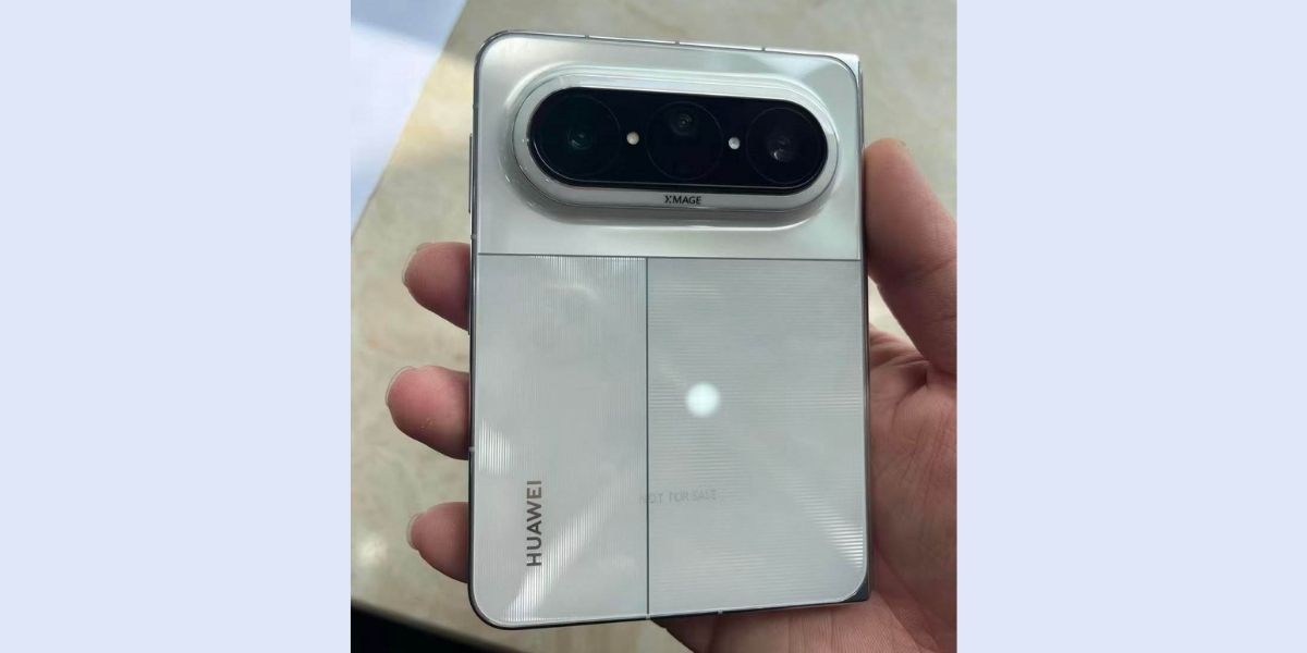 Widescreen foldable shape of Huawei Pura X Max makes it easier to multitask, work, or watch media (Pic Credit: @techwd on X)