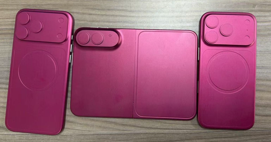 Recently released dummy unit images show a foldable Apple device. (Image credit - Sonny Dickson)