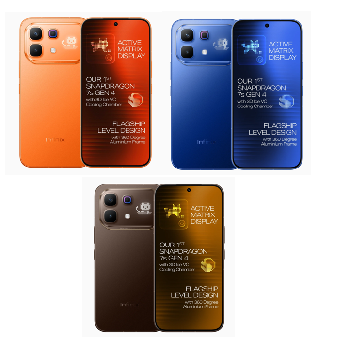 Infinix Note 60 Pro 5G colour options. (Image credit - Infinix)