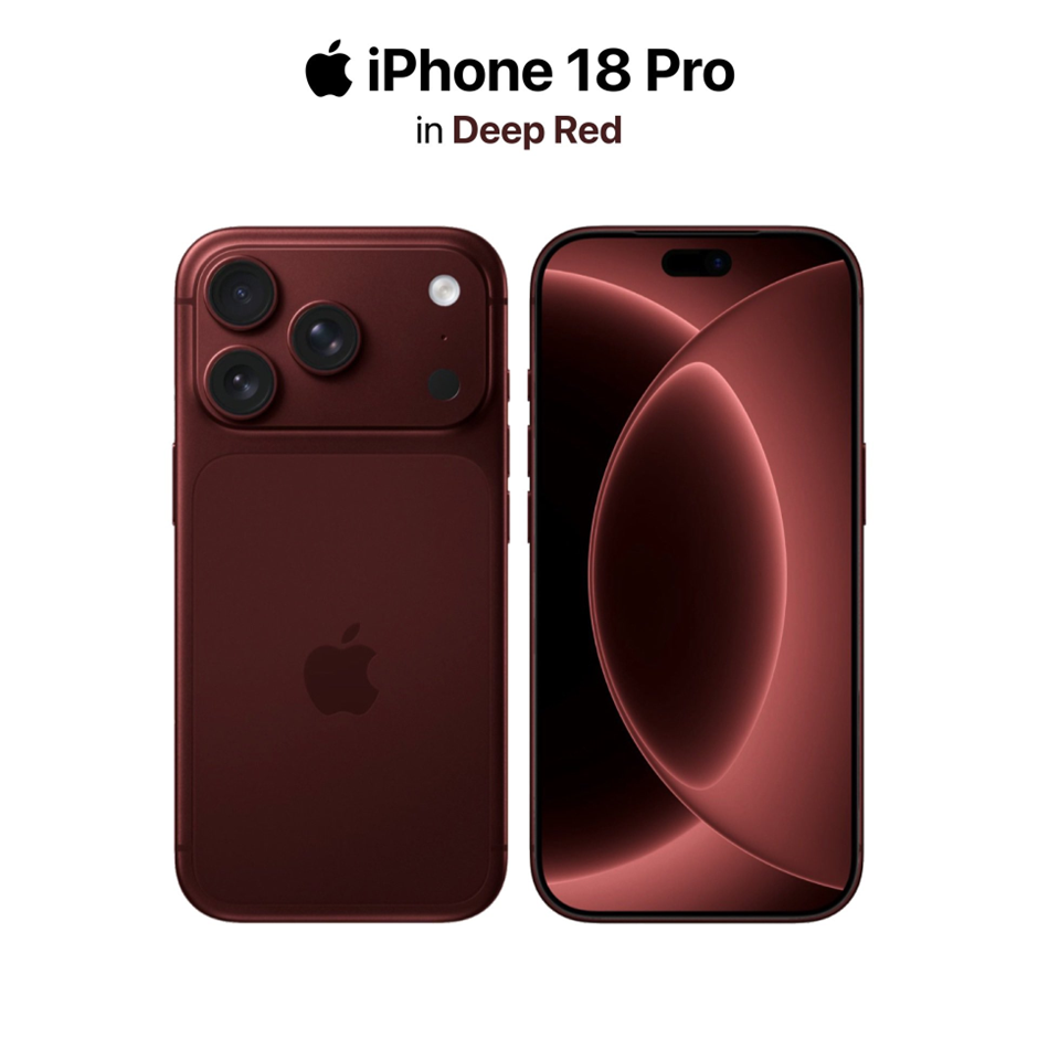Caption: Apple iPhone 18 Pro’s ‘Deep Red’ Might Set a New Standard for Premium Smartphones (Pic Credit: Apple Cycle)