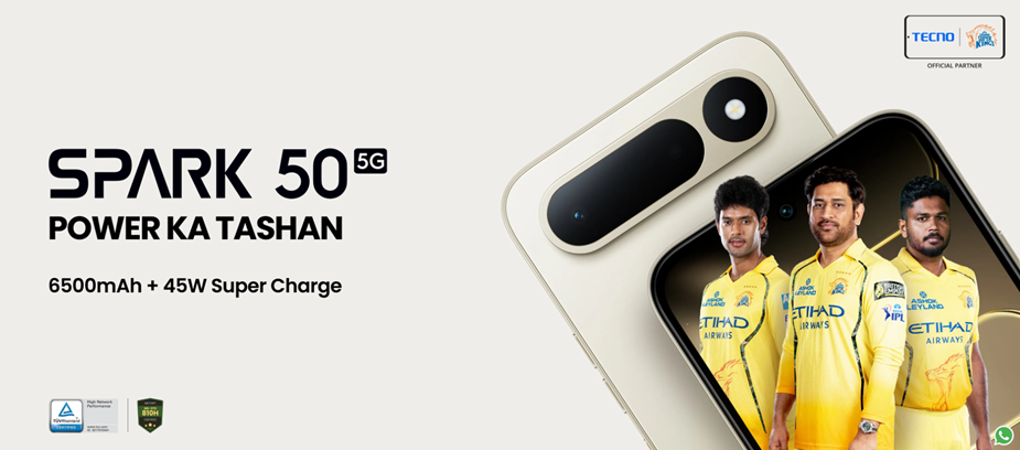 TECNO Spark 50 5G Goes on Sale in India. (Image credit - TECNO)