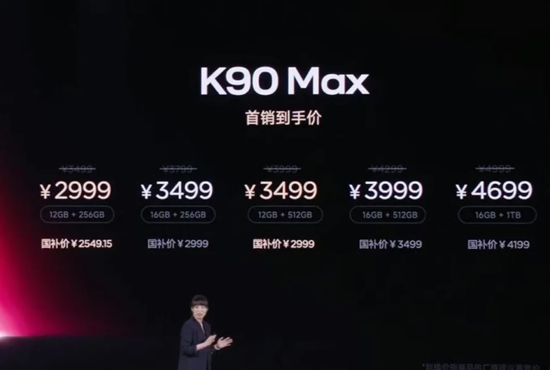 Redmi K90 Max price announcement during China event. (Image credit - Redmi)