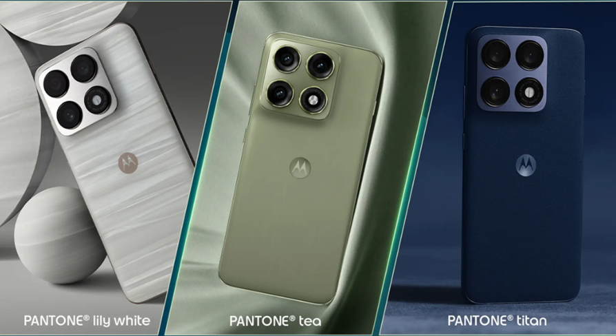 Motorola Edge 70 Pro colours. (Image credit - Motorola)