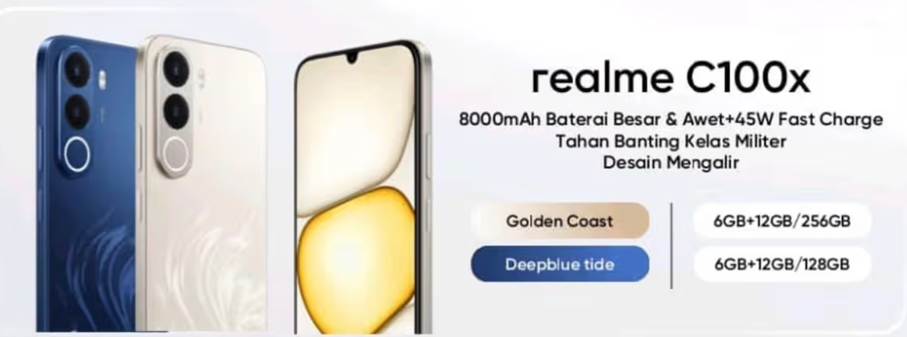 Realme C100x leaked marketing material. (Image credit - PassionateGeekz)