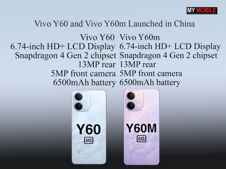 Vivo Y60 and Vivo Y60m Launched in China with Snapdragon 4 Gen 2, 6500mAh Battery and 120Hz Display