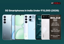 5G Smartphones in India Under ₹15,000