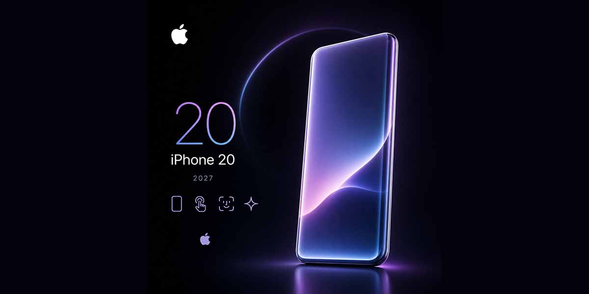 Apple’s rumoured iPhone 20 (Pic Credit: @TechieUltimatum on X)