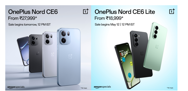 OnePlus Nord CE 6 and OnePlus Nord CE 6 Lite launched in India. (Image credit - OnePlus)