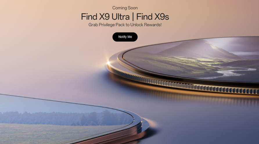 Oppo Find X9 Ultra and Oppo Find X9s teaser for India launch. (Image credit - Oppo)