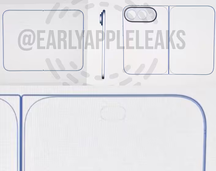 iPhone Ultra CAD renders. (Credit - earlyappleleaks on X)