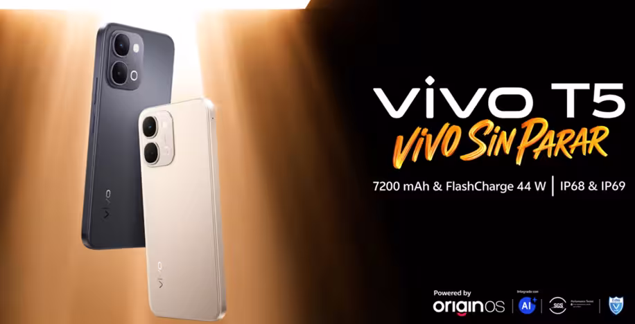 Vivo T5 launched in Mexican market. (Image credit - Vivo)
