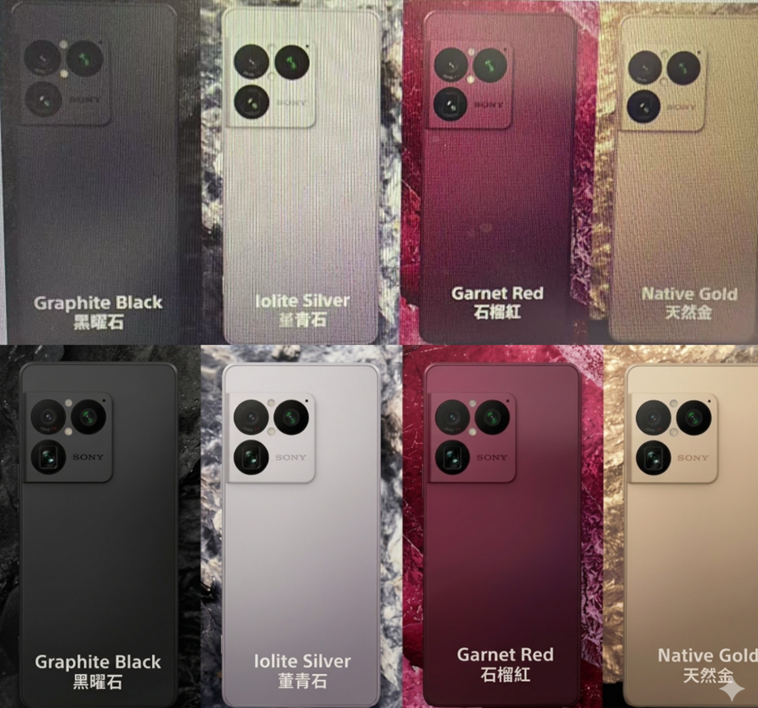 Sony Xperia 1 VIII leaked marketing images.