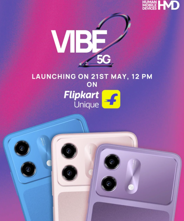 HMD Vibe 2 microsite on Flipkart confirms launch date.