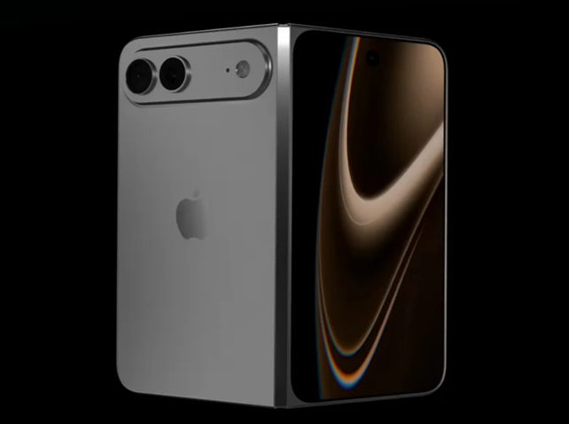 Foldable iPhone’s CAD renders.