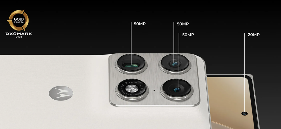 Motorola Razr Fold camera setup. (Image credit - Motorola)