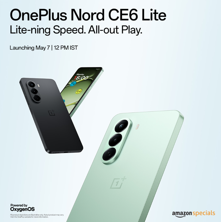 OnePlus Nord CE 6 Lite. (Image credit - OnePlus)