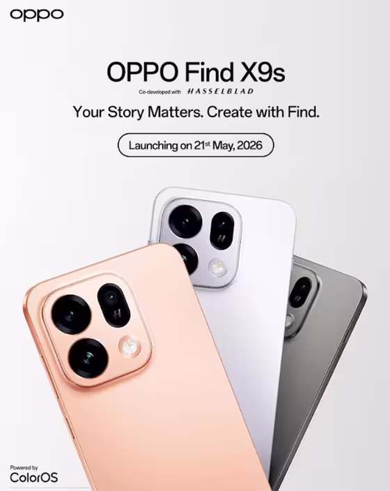 Oppo Find X9s India launch date has been confirmed. (Image credit - Oppo)