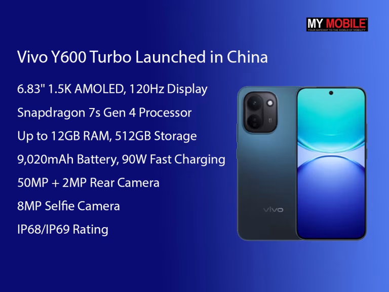 Vivo Y600 Turbo Launched in China With 9020mAh Battery, 5000 Nits AMOLED Display and Snapdragon 7s Gen 4
