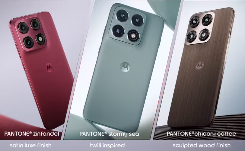 Motorola Edge 70 Pro+ colour options. (Image credit - Motorola)