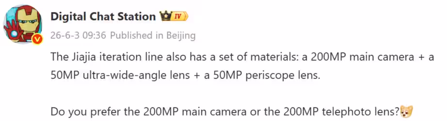 DCS’s post. (Credit - Gizmochina)