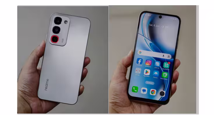 Realme P4R 5G real-life images surface online ahead of launch. (Credit - @heyitsyogesh on X)