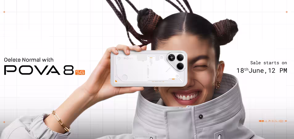 Pova 8 has officially made its debut in India. (Image credit - Pova)
