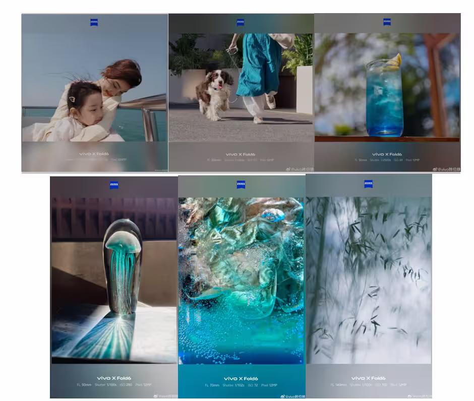 Vivo has officially released Vivo X Fold 6 camera samples. (Image credit - Vivo)