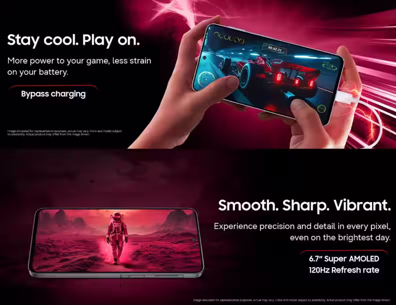 Samsung Galaxy M47 5G teasers. (Image credit - Samsung)