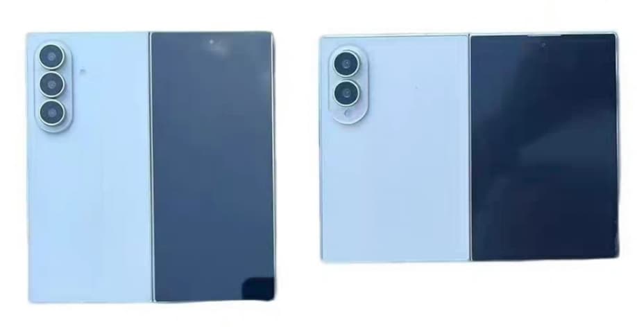 Images of Galaxy Fold 8 and Galaxy Fold 8 Ultra replica models leaked online. (Credit - Ice Universe on Weibo)