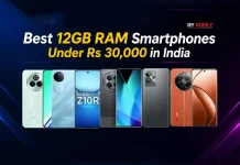 Best 12GB RAM Smartphones Under Rs 30,000 in India