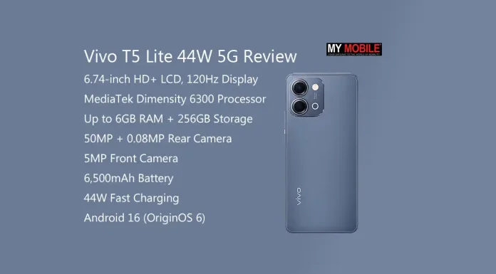 Vivo T5 Lite 44W 5G Review – Good Specs, But Is It Worth the Price? Vivo T5 Lite 44W 5G Review