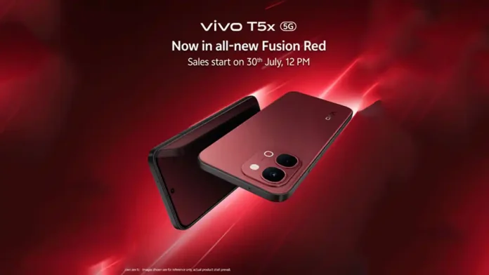 Vivo-T5x-5G’s-New-Fusion-Red-Colour-Variant Vivo T5x 5G’s New Fusion Red Colour Variant