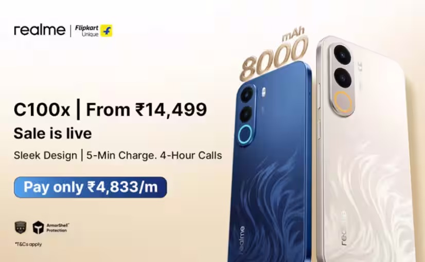Realme C100x is now available in India. (Image credit - Realme)